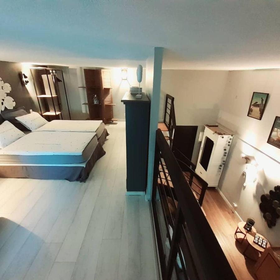 Charmant Studio En Duplex Esprit Loft Avec Balcon Vue Mer, Et Piscine Exterieure Le Croisic Kültér fotó